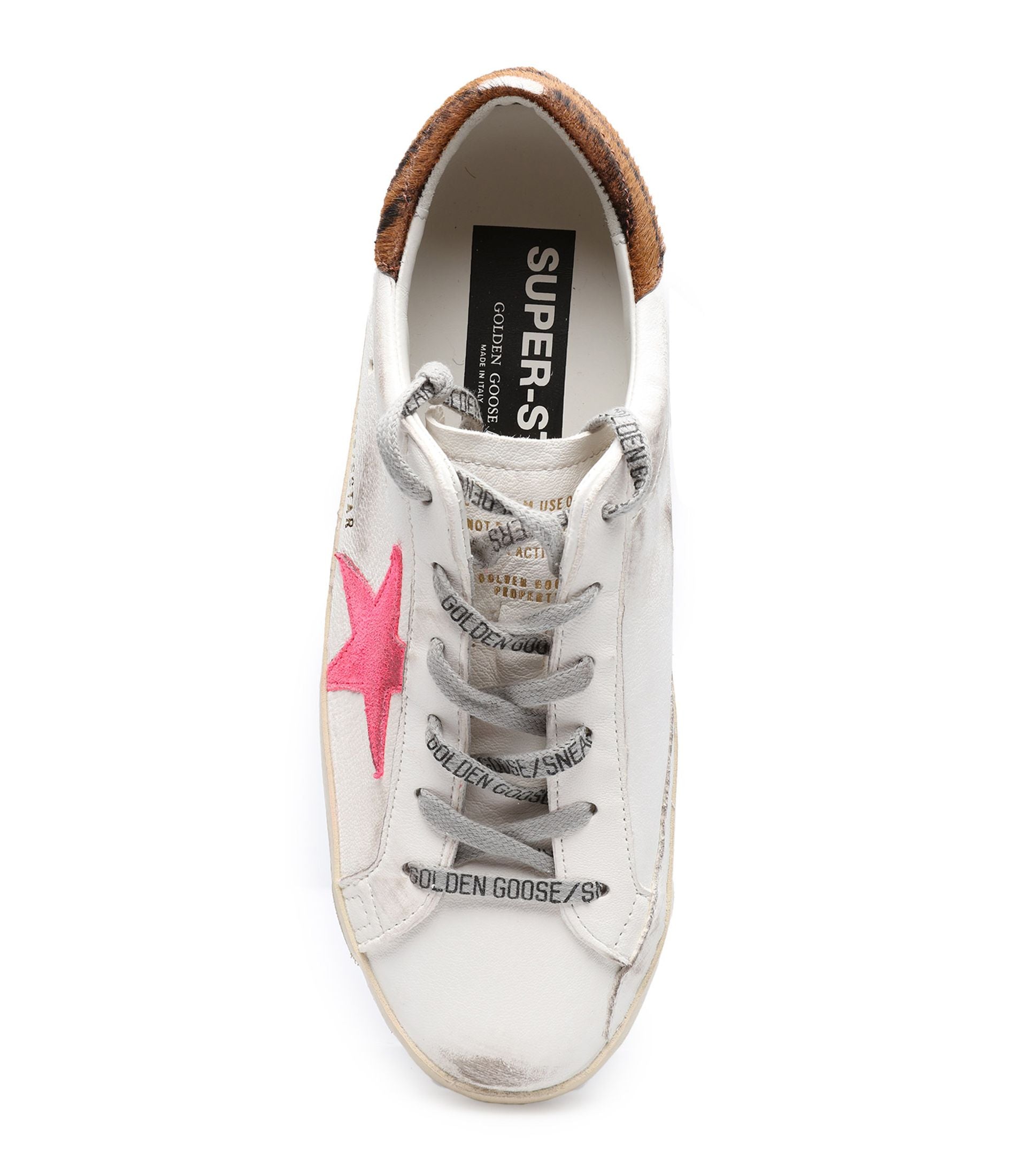 Golden Goose  -  Superstar rose/léopard