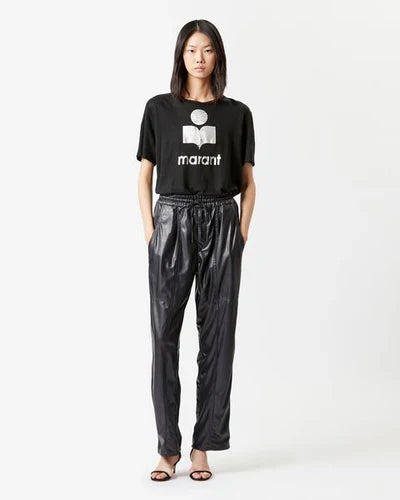 Isabel Marant - teeshirt femme noir/argent
